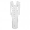 White French Slim High end Vintage Dress Knitted Slim Fit European and American Fashion Women's Spring and Summer