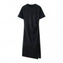 Spring New Love Bead Deconstructed High Waist Dress with Split Waist