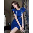 A niche dress can usually be worn as a light luxury fairy style puffy skirt, black dress