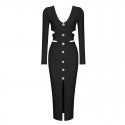 White French Slim High end Vintage Dress Knitted Slim Fit European and American Fashion Women's Spring and Summer