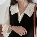 Spring New Korean Version Loose Small Pleated Vest