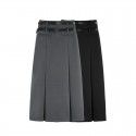 Suit skirt for women in spring and autumn, new versatile mid length high waisted A-line pleated skirt