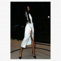 White French Slim High end Vintage Dress Knitted Slim Fit European and American Fashion Women's Spring and Summer