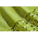 New Shoulder Lace up Slim Slim Slim Hanging Strap Avocado Green Fragmented Flower Split Dress for Women
