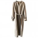 V-neck dress for women's spring new Korean version loose and elegant temperament lace up long skirt 