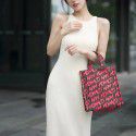 New Women's Slim Fit Show Thin Bottom Knitted Tank Top Dress Temperament Long Skirt