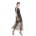 Spring New Large Women's Embroidered Lace Dress Summer Two Piece Set for Women