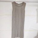 Pleated and minimalist fashion dress