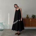 Strap Dress Xia Xiaozhong Design Women's All Cotton Doll Skirt with Bra Dress