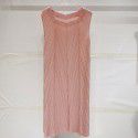 Pleated and minimalist fashion dress