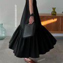 Strap Dress Xia Xiaozhong Design Women's All Cotton Doll Skirt with Bra Dress