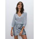 Sour Silk Satin High Waist Drop A-line Half length Skirt Mulberry Silk Spring/Summer Short Skirt Girl
