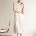 Pleated and minimalist fashion dress