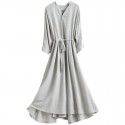 New Women's Shirt Grey Dress