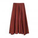 Spring New Line Loose Loose Swing Shows Thin Heavenly Silky Volume and Floor A-line Half length Skirt for Women