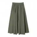 Spring New Product Super Large Volume Umbrella shaped A-line Wrinkle resistant Elastic Waist Lace up Half Skirt for Women