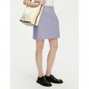 A-line Halfskirt Short Skirt High Waist Slim Cover Crotch OL Commuter Wrap Hip Versatile Halfskirt Female 