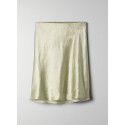 Sour Silk Satin High Waist Drop A-line Half length Skirt Mulberry Silk Spring/Summer Short Skirt Girl