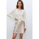 Sour Silk Satin High Waist Drop A-line Half length Skirt Mulberry Silk Spring/Summer Short Skirt Girl