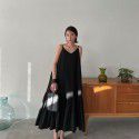 Strap Dress Xia Xiaozhong Design Women's All Cotton Doll Skirt with Bra Dress