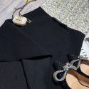 Celebrity Heavy Industry Hanging Neck Pin Bead Sequin Waist Wrapped Dress Fairy Summer French Light Luxury Diamond Bow Tie Small Black Dress
