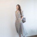 New Women's Shirt Grey Dress