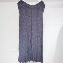 Pleated and minimalist fashion dress