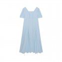 Spring and Summer Korean Girls' Feeling Reduced Age Loose Lacing Slim Long Dress