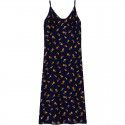 New Spring and Summer Small V-neck French Tea Break Unique Slim Slim Slim Strap Fragmented Flower Dress for Women