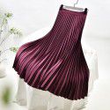 Elegant and elegant, elegant and elegant, with a large swing showing a high and thin drape. Spring and summer new A-line pleated half length skirt for children