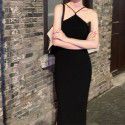 Fashionable commuting style, high JI feeling, white dress, slim fit, slim temperament, and inner drape dress for women's clothing