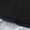 Fragmented Flower Dress New French Fashion Design Sense Doll Neck Retro Print Dress Women