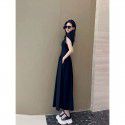 Spring and Summer New High Grade Feminine Temperament, Fashionable Sleeveless Dress, Slim Waist, Hepburn Style, Little Black Dress, Female