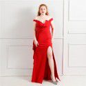 Performance dress, banquet evening dress, fish tail skirt