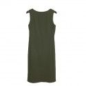 Spring/Summer Acetic Acid Blended Fish Tail Sleeveless Dress Commuter Light Mature B Pair Easy Care Dress