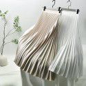 Elegant and elegant, elegant and elegant, with a large swing showing a high and thin drape. Spring and summer new A-line pleated half length skirt for children