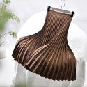 Elegant and elegant, elegant and elegant, with a large swing showing a high and thin drape. Spring and summer new A-line pleated half length skirt for children