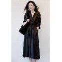 Spring and Summer Fashion Long Sleeves Light Mature Slim Fit Slim Shirt Skirt Children