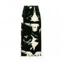 Spring New Slim Fit Slim Irregular Printed Skirt Children's Celebrity Style Dress Split Half Skirt