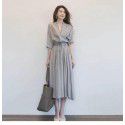Spring and Summer Fashion Long Sleeves Light Mature Slim Fit Slim Shirt Skirt Children