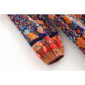 TürkiyeBohemiaprintedlongsleeveexoticstylefakedressThainationalstyledress 