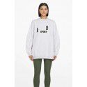 Spring Dress Occidental Style Casual Fashion Letter Embroidery Pullover Sweatshirt Women's Loose Versatile Long Sleeve Fleece Sweater 