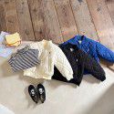 Boys' baseball jacket, thickened cotton jacket, new winter jacket, children's winter clothing, cotton jacket, baby cool trend