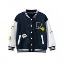 Children's outerwear, men's baseball suit, women's middle school, big children's sweater, fleece 