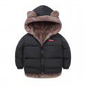 Autumn and Winter New Children's Down Cotton Suit Thickened Rabbit Ears Double sided Cotton Suit Medium and Big Children's Down Cotton Suit