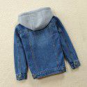 Children's clothing, boys' denim jackets, medium to large children's jackets, medium to small children's jackets, girls' jackets