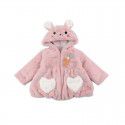 New Girls' Fashionable Mink Fleece Coat Children's Winter Plush Thickened Baby Cotton Coat