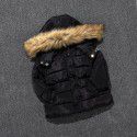 Children's cotton clothing winter cross border children's cotton clothing wholesale foreign trade wool collar small and medium-sized children's thickened coat hand cotton cotton clothing 