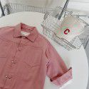 Children's men's clothing pink coat 