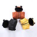 Boys' cotton jacket trendy children's thickened medium length cartoon ear girls' cotton jacket